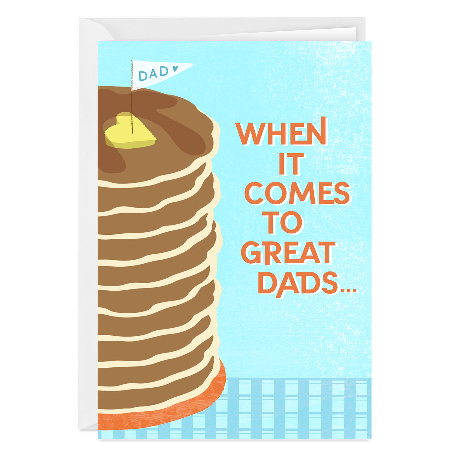 No One Stacks Up Custom Father's Day Card