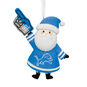Detroit Lions Santa Fan Christmas Ornament front image number 1