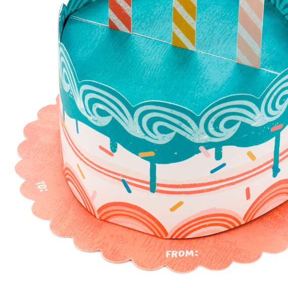 3D Pop-Up Birthday Cake Gift Trim, , large image number 5