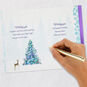 Elegant Tree and Snowflakes Daughter Christmas Card signing card image number 9