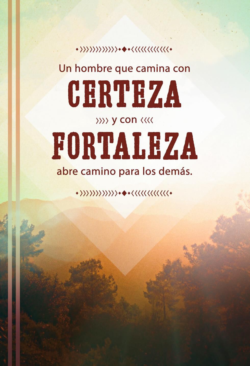 You Show the Way Sunset Spanish-Language Father's Day Card