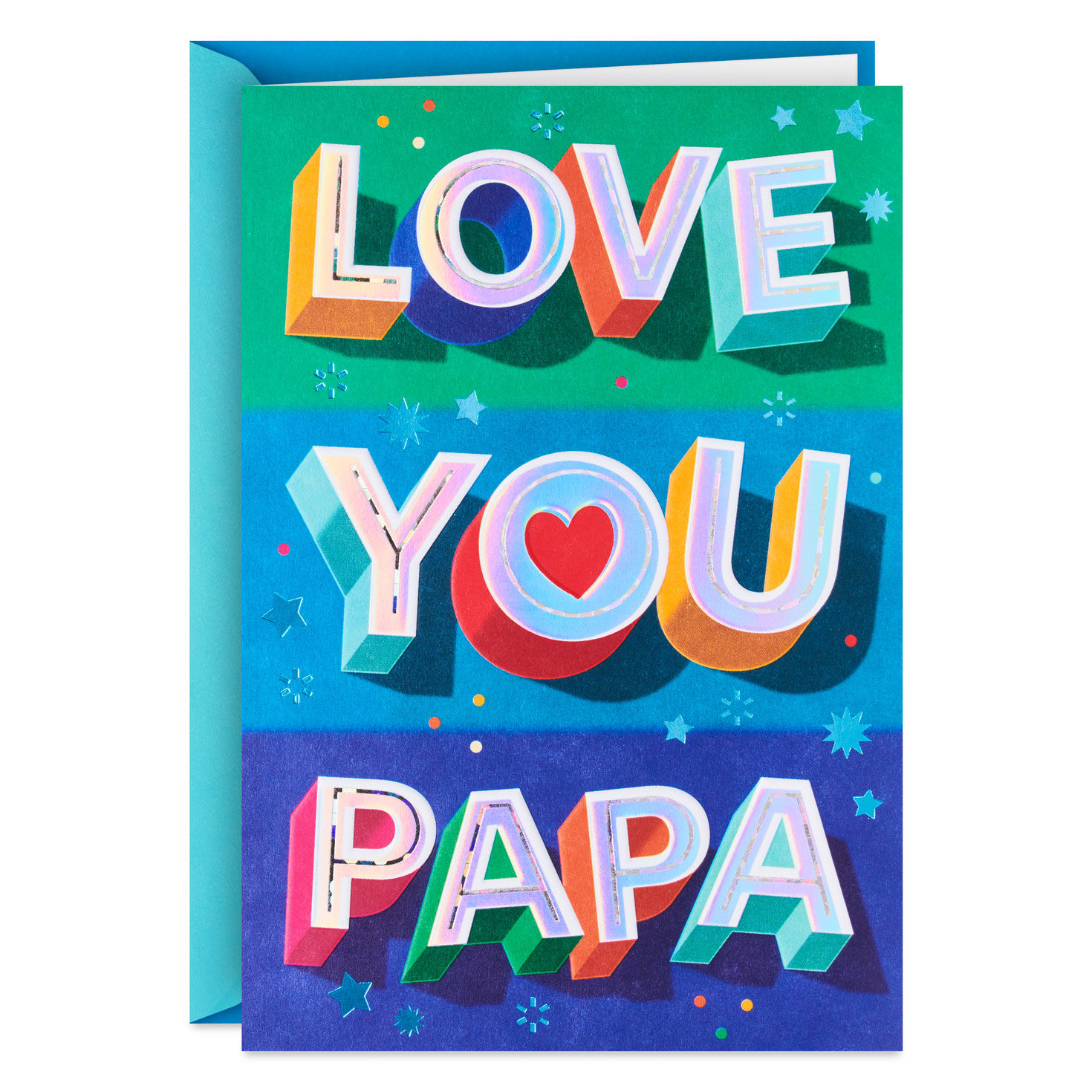 Love You Papa Card