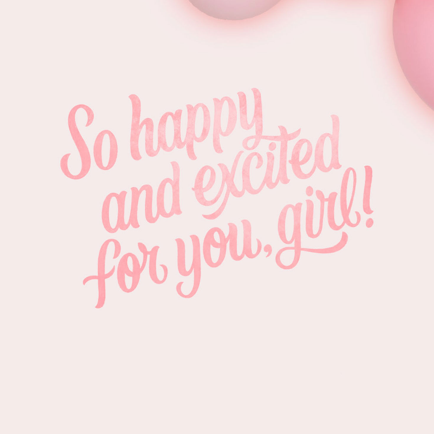 Pink Balloons Bachelorette Party Card for the Bride  image number 2