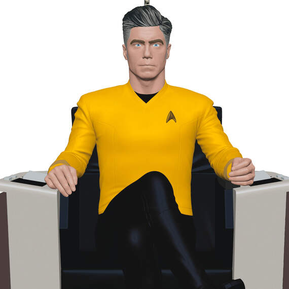Star Trek™: Strange New Worlds Captain Christopher Pike Ornament With Sound, , large image number 5