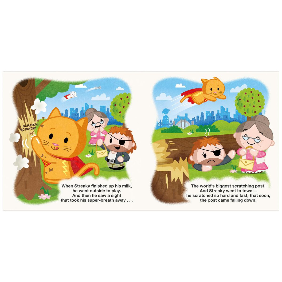 itty bittys® Supergirl™ Streaky's SuPurr Day Storybook and Stuffed