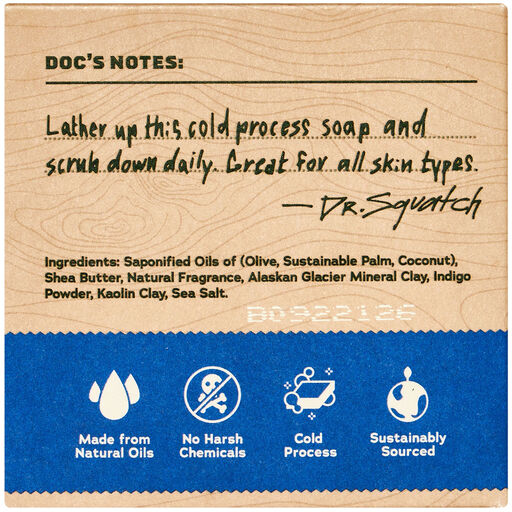 Dr. Squatch Fresh Falls Natural Soap for Men, 5 oz., 