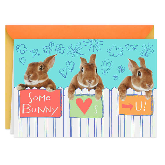 Some Bunny Loves You Easter Card, , large image number 1