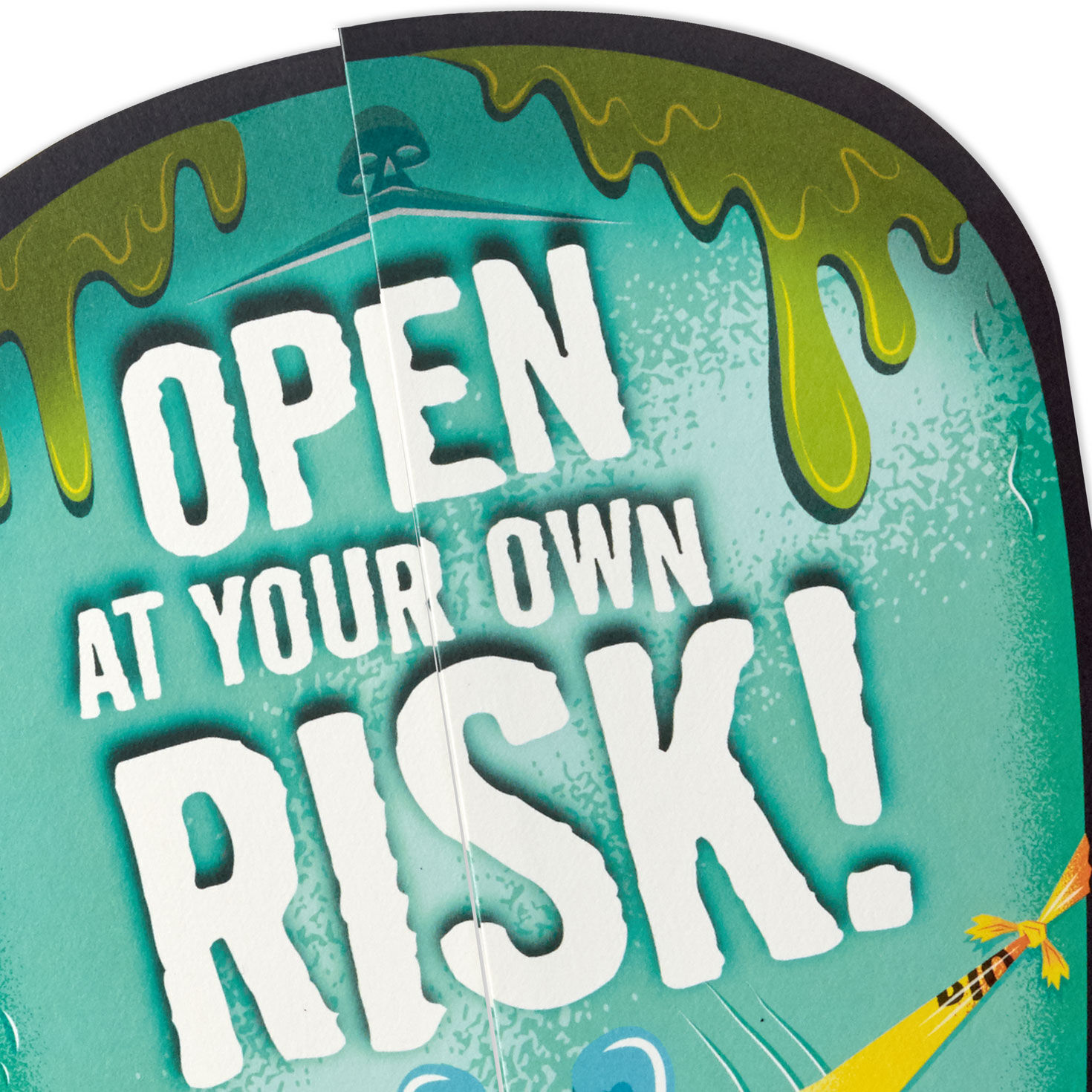 Open at Your Own Risk Funny Pop-Up Halloween Card With Sound for only USD 8.99 | Hallmark