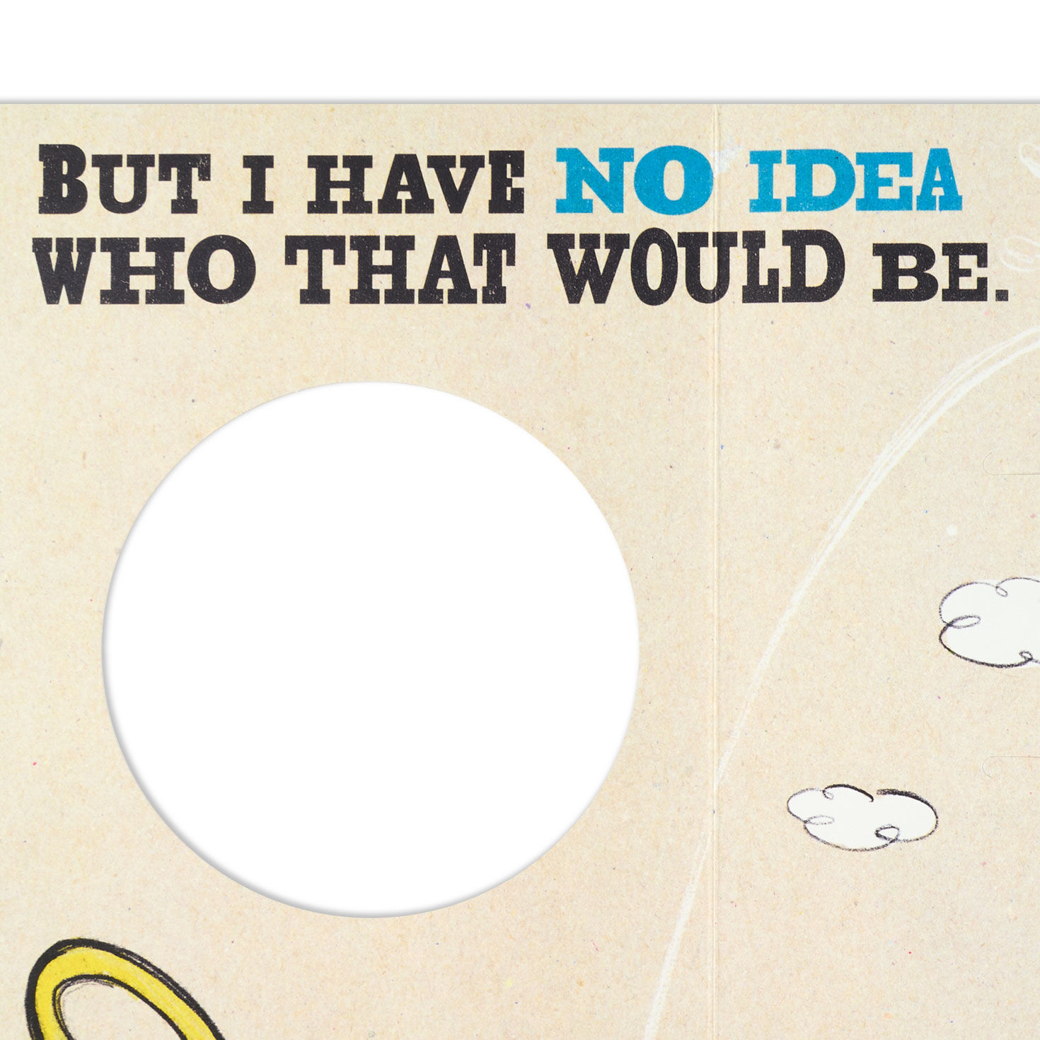 Cat With Halo Funny Pop-Up Father's Day Card for Dad Sentiment image number 3