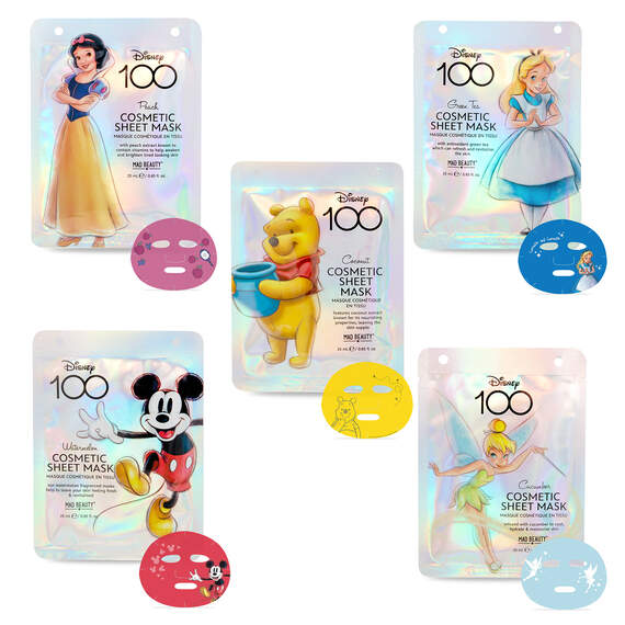 Mad Beauty Disney 100-Year Celebration Face Mask Collection, Set of 5