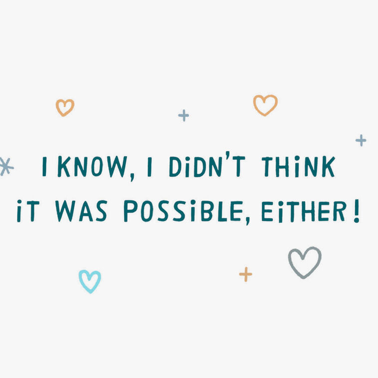 Blue Heart Critter Funny Love Card Sentiment image number 2