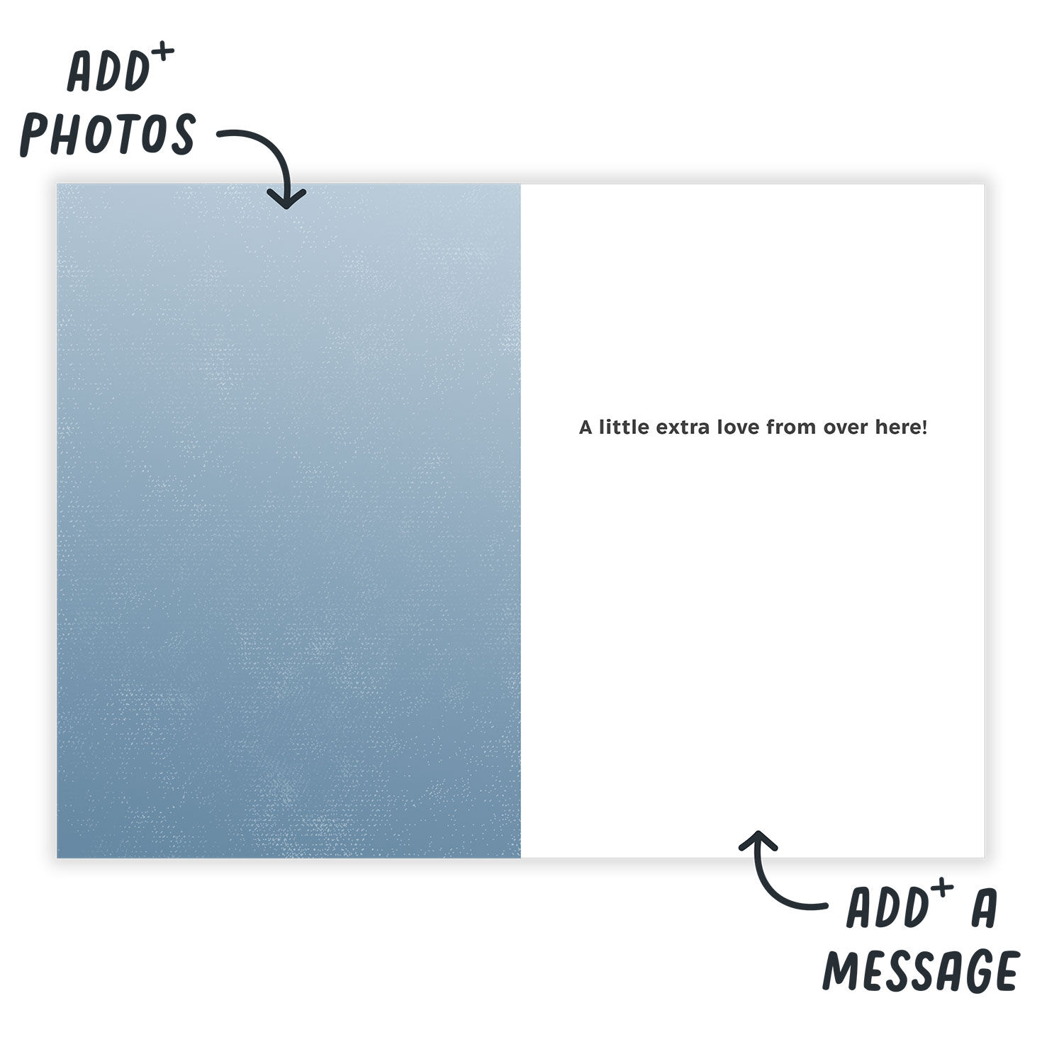 Personalized Heart Postmark Love Photo Card  image number 3