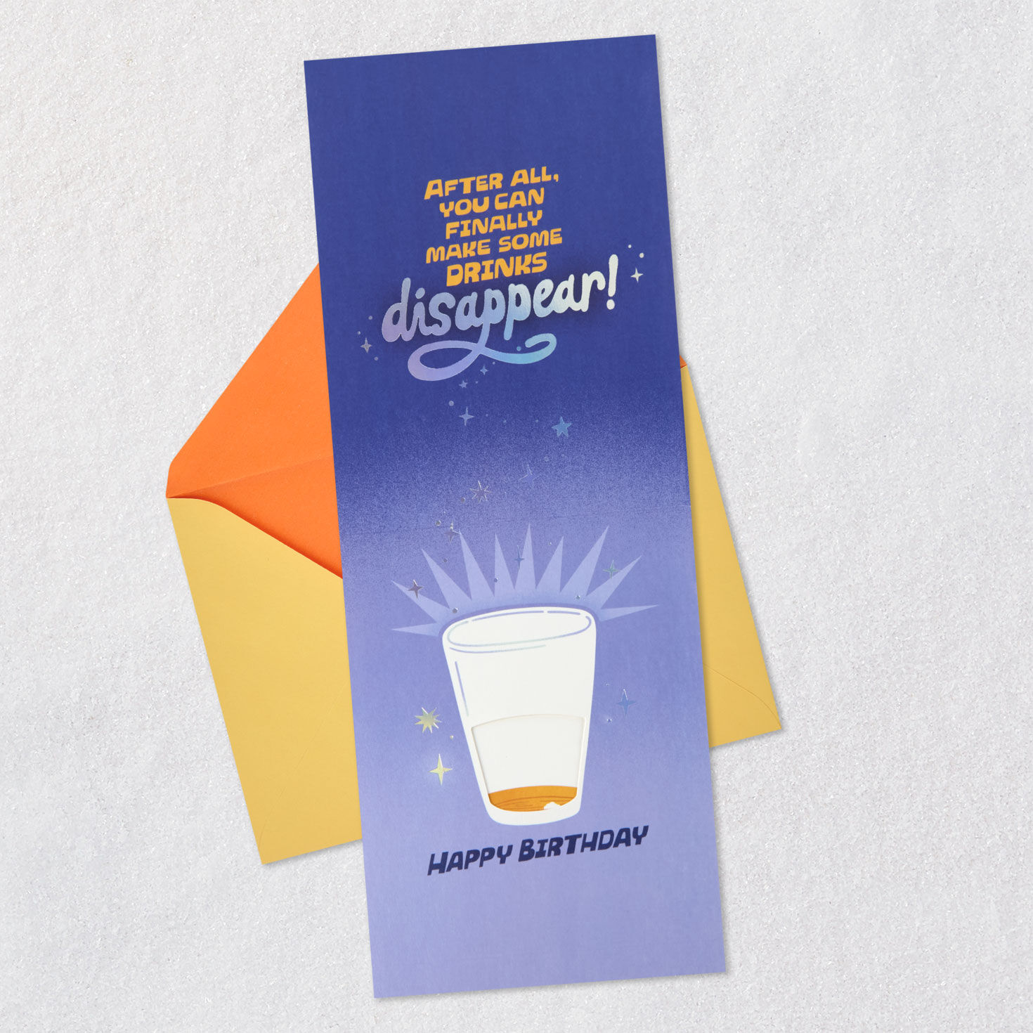 Make Some Drinks Disappear Funny 21st Birthday Card for only USD 4.99 | Hallmark