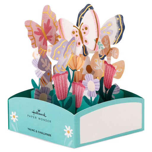 Mini Butterflies and Flowers 3D Pop-Up Mother's Day Card, 