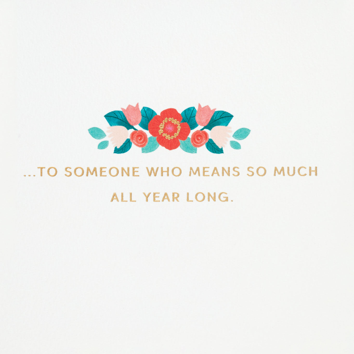 Hearts and Flowers Happy Valentine's Day Card sentiment image number 2