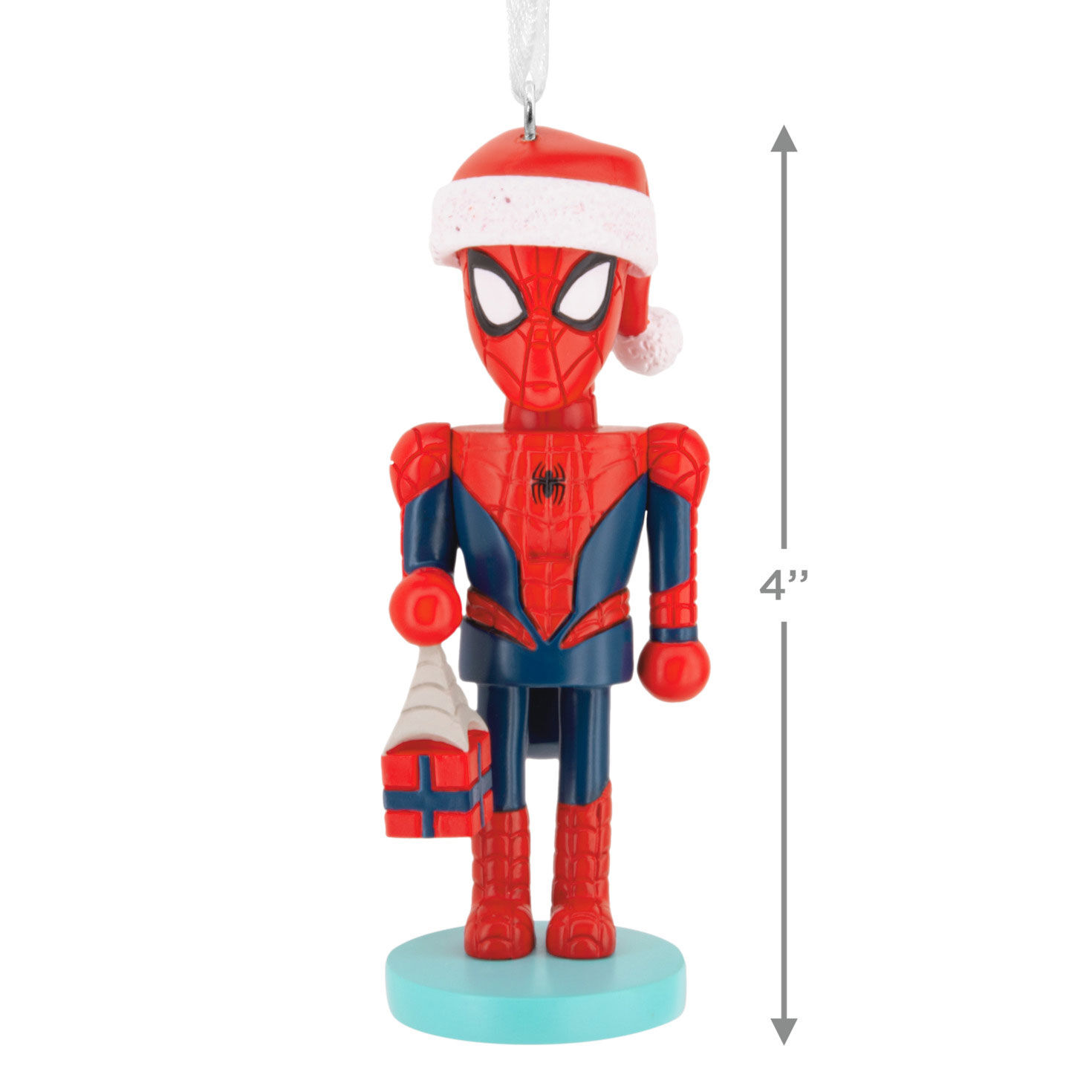 Marvel Spider-Man Nutcracker Christmas Ornament measurement image number 3