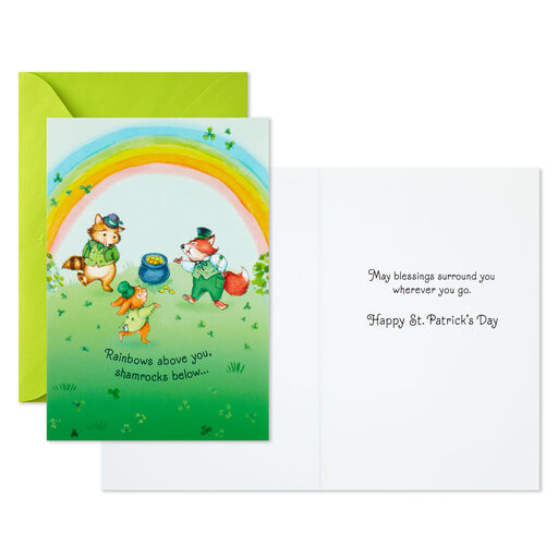 Rainbows Above You St. Patrick's Day Cards, Pack of 6, 