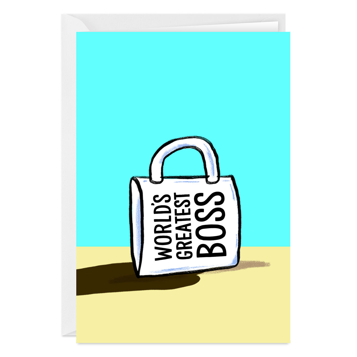 World's Greatest Boss Mug Funny Custom Card