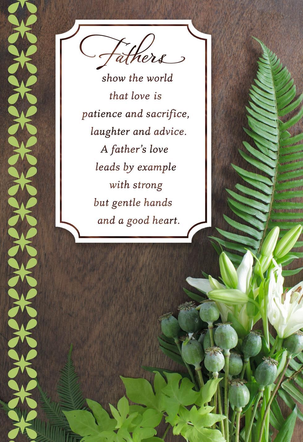 A Father's Love Birthday Card