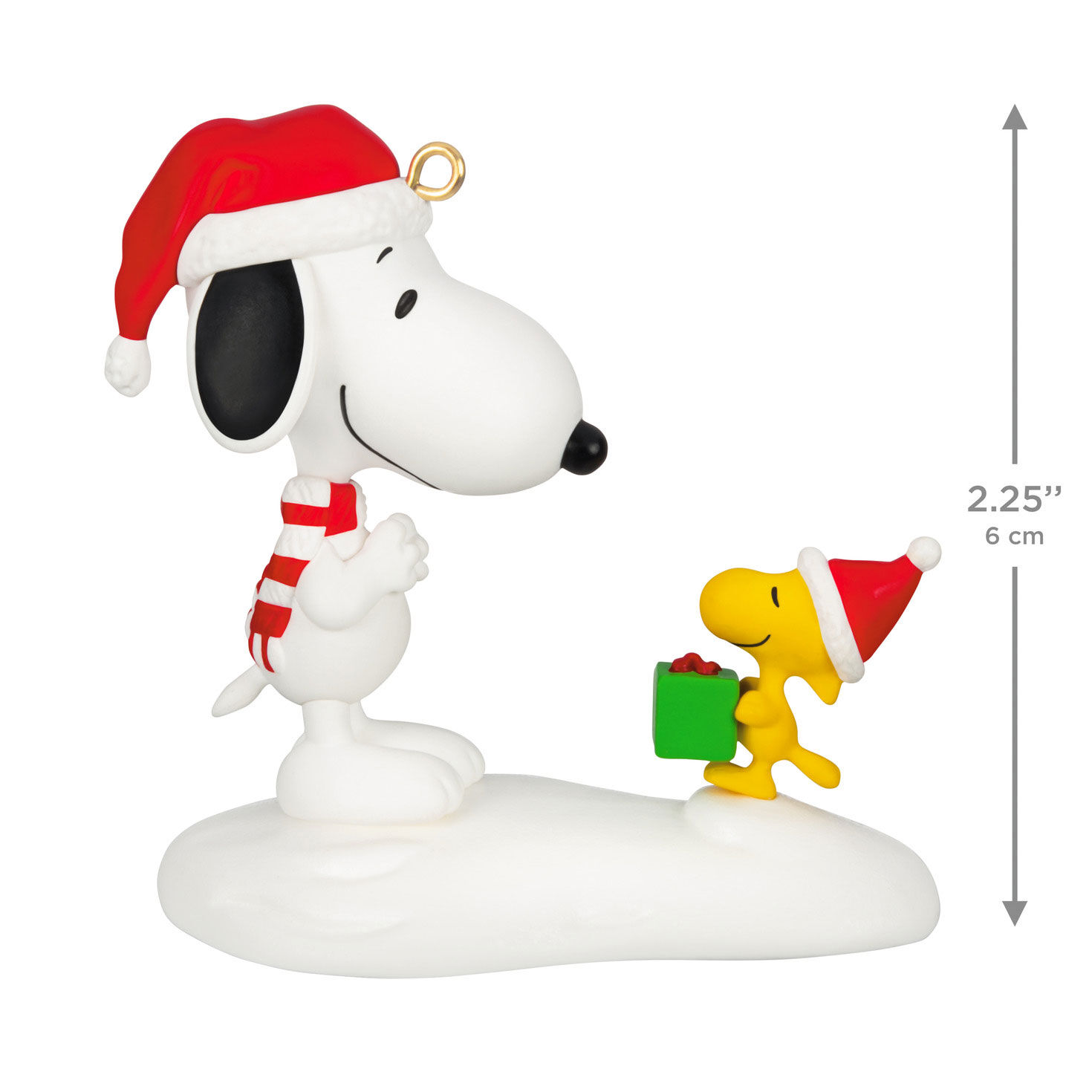 Woodstock Gift for Snoopy Keepsake Ornament measurement image number 3