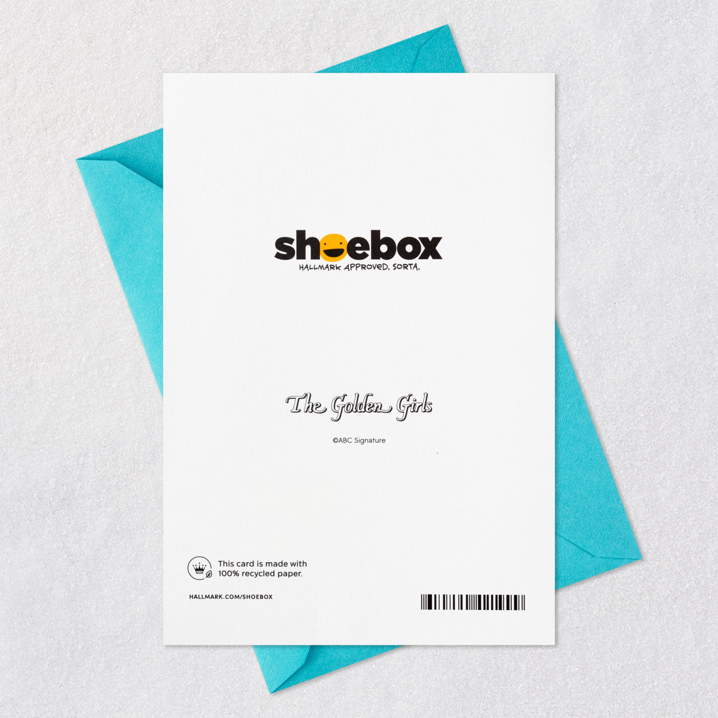 St. Olaf Rose Golden Girls Funny Birthday Card Card Back with Envelope image number 7