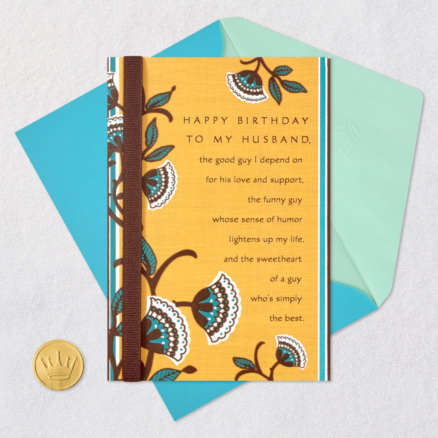 To the Good Guy I Depend On Romantic Birthday Card for Husband, , large image number 5