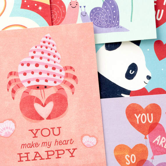 Cute Critters Assorted Blank Valentine's Day Cards, Pack of 36, , large image number 3