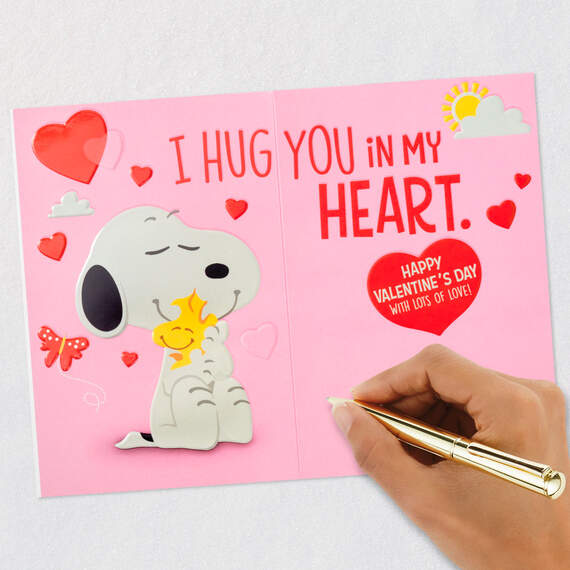 Peanuts® Snoopy Hugs Valentine's Day Card for Granddaughter, , large image number 6