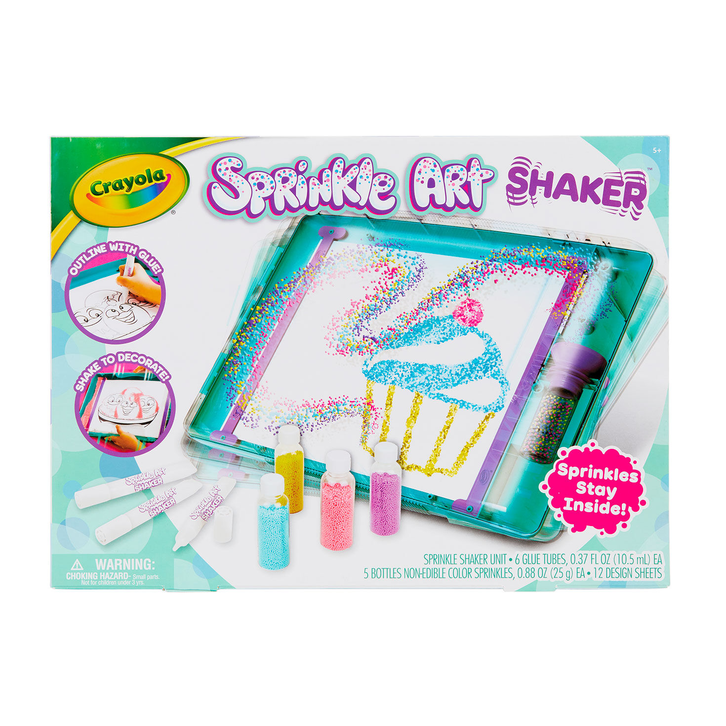 Crayola Sprinkle Art Shaker Set Arts Crafts Hallmark
