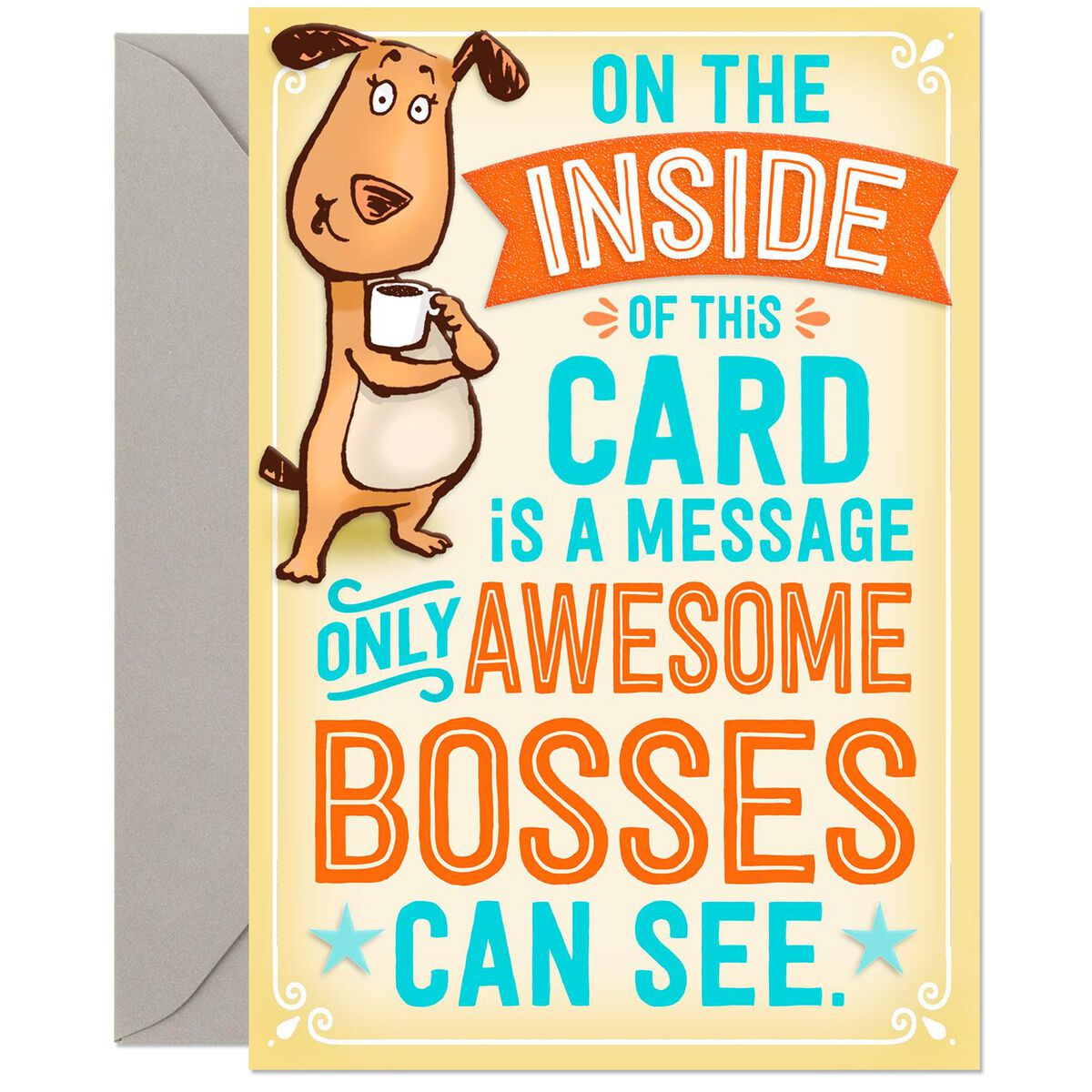 For an Awesome Boss Pop Up Boss #39 s Day Card Greeting Cards Hallmark