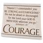 Courage Plaque - Joshua 1:9, , large image number 1