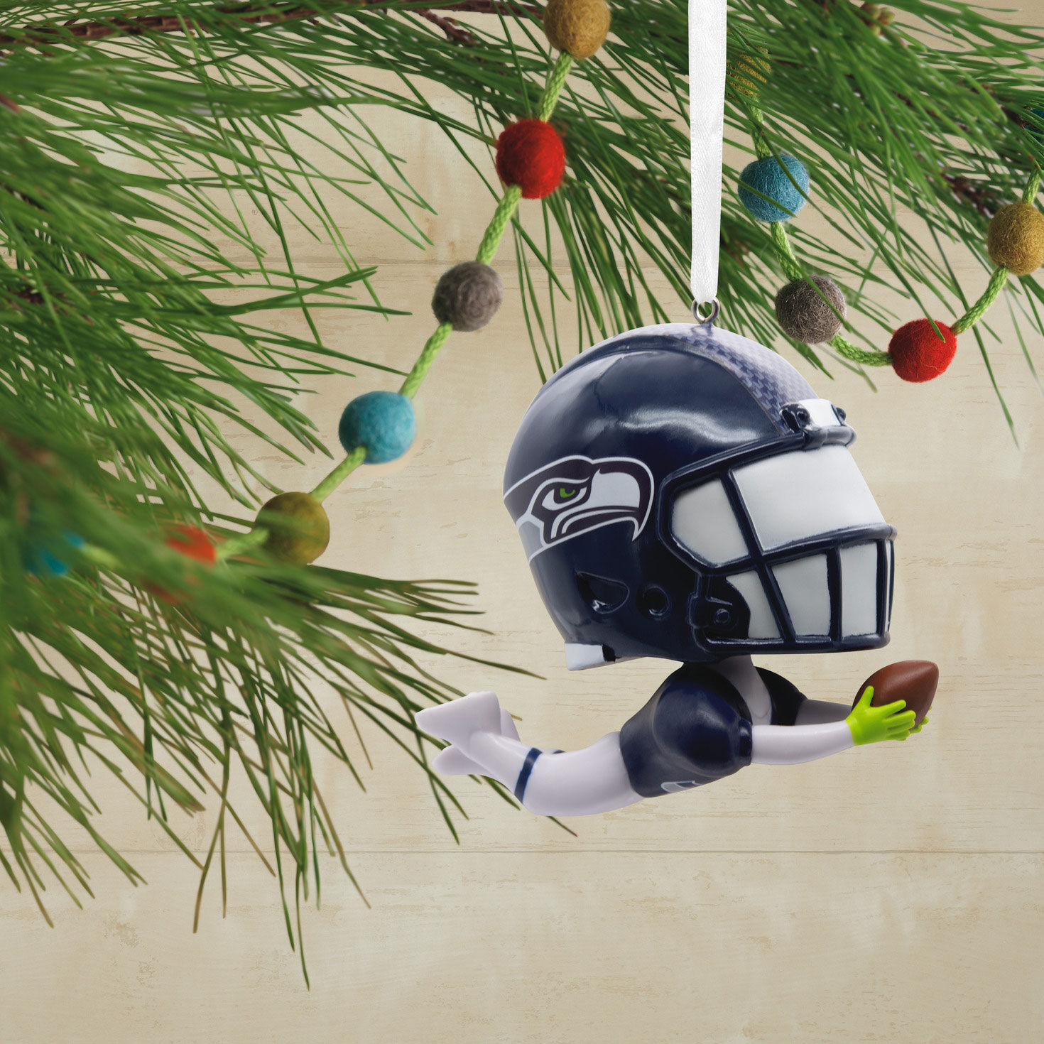 NFL Seattle Seahawks Bouncing Buddy Hallmark Ornament, , large image number 2