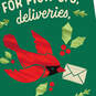 Cardinal Thank-You Christmas Card for Delivery Driver, , large image number 4