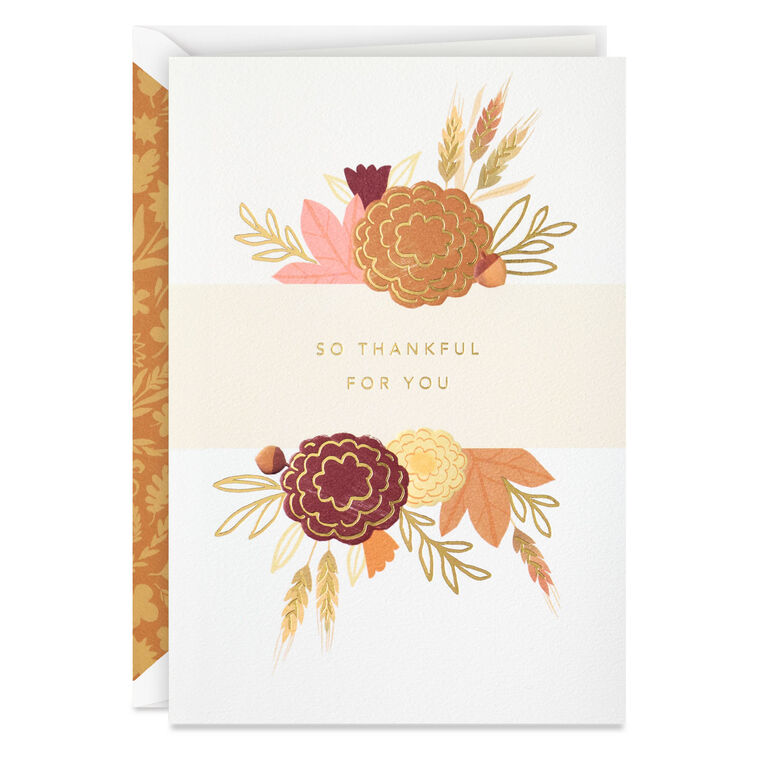 Thankful This Year and Every Year Thanksgiving Card