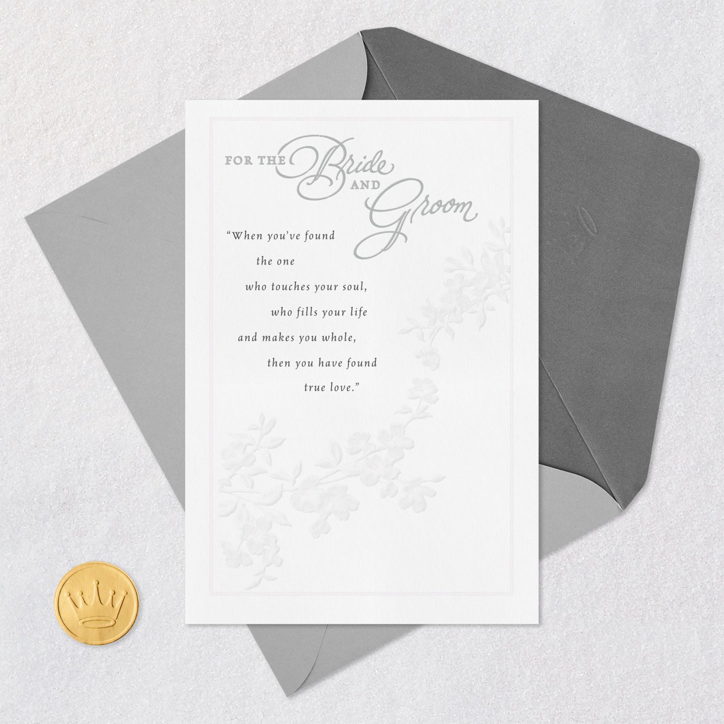 Blessings and Best Wishes Wedding Card, , large image number 5
