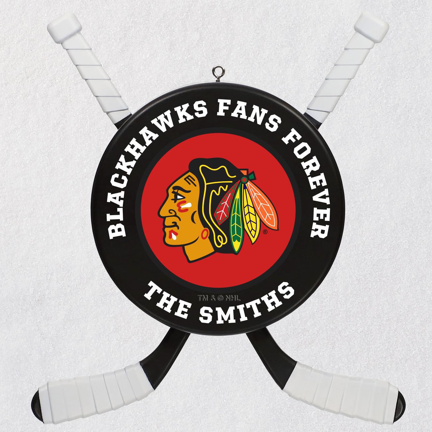 NHL Hockey Personalized Ornament, , large image number 1