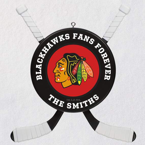 NHL Hockey Personalized Ornament, Chicago Blackhawks®, , large image number 1