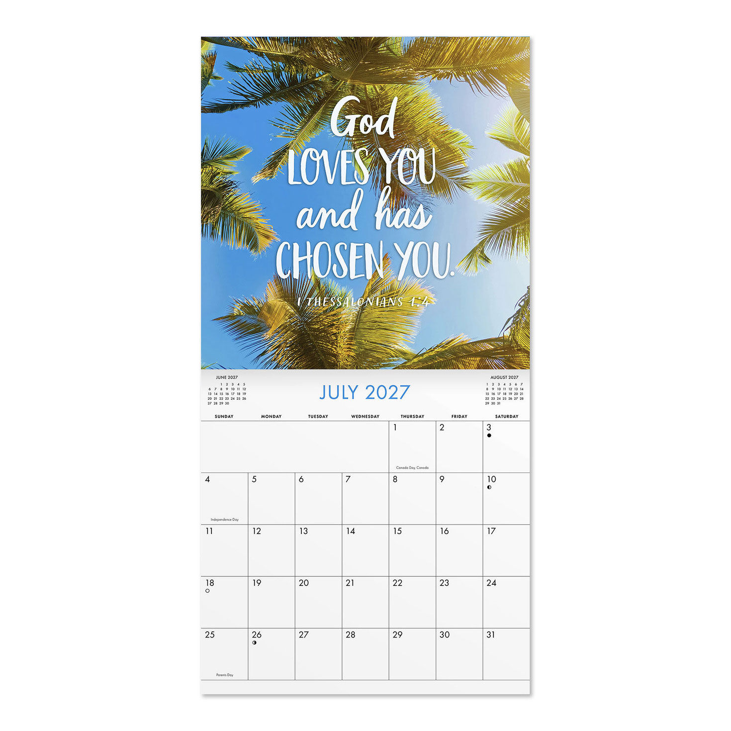 Beautiful Landscapes 2027 12-Month Wall Calendar inside spread image number 3