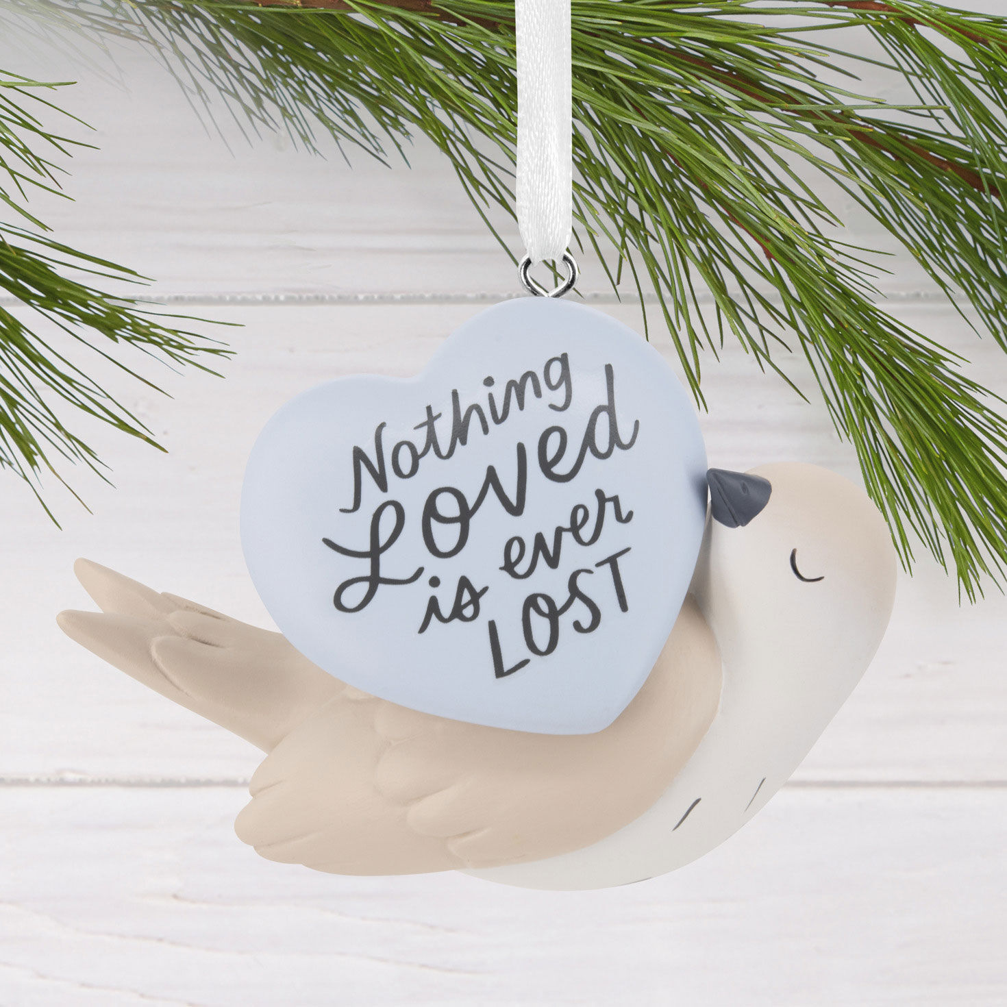 Nothing Loved Is Lost Dove Memorial Hallmark Ornament, , large image number 2