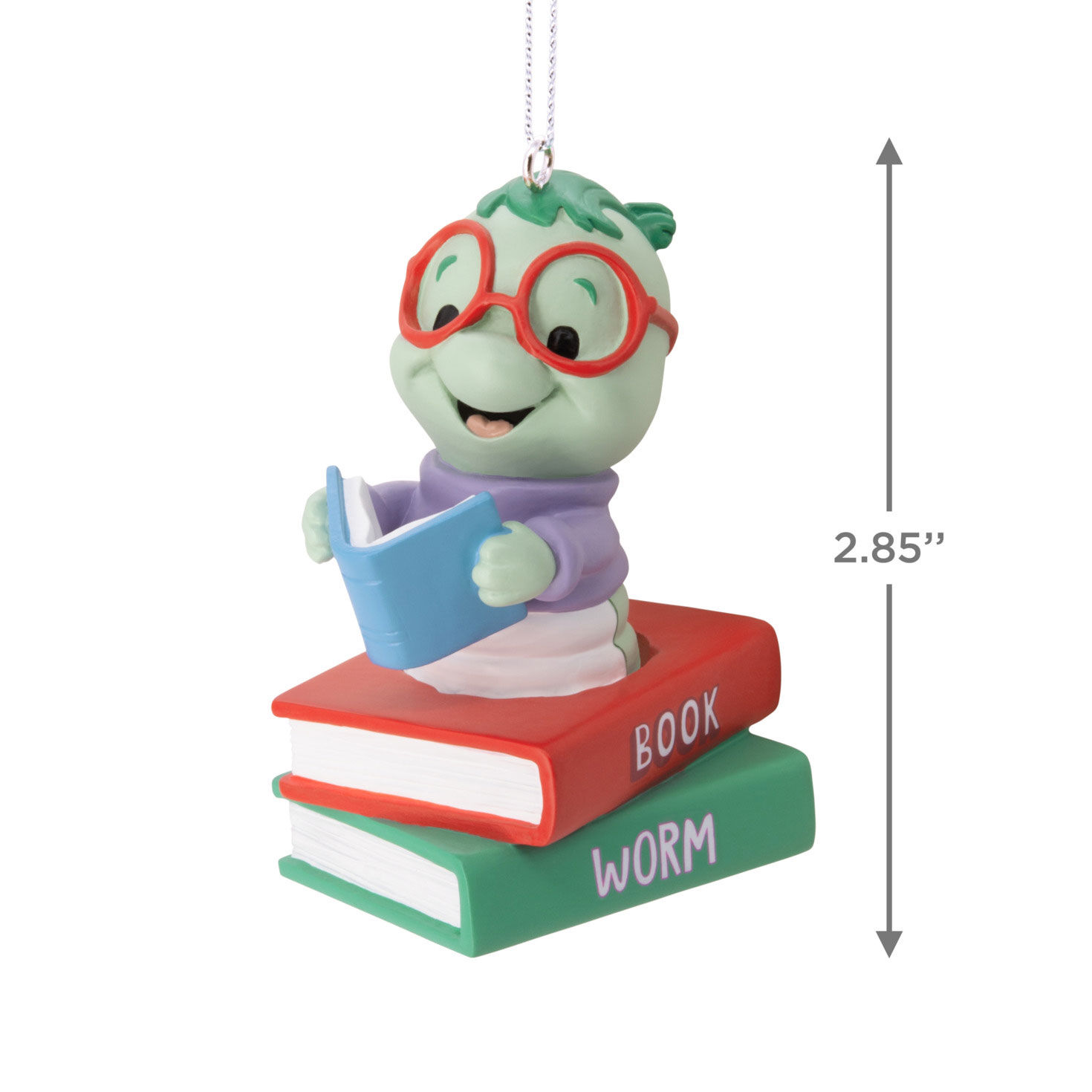 Bookworm Hallmark Ornament, , large image number 3