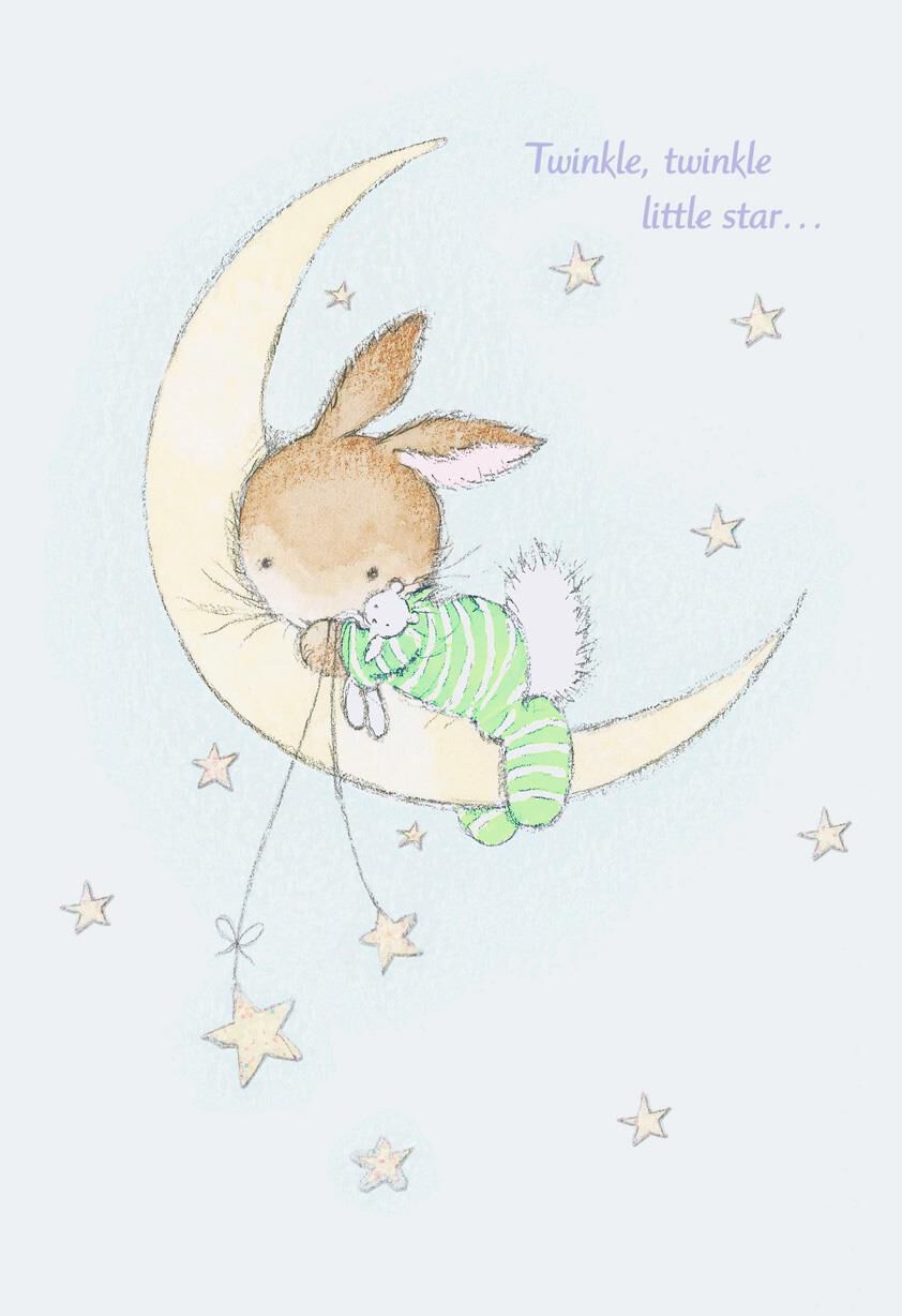 Twinkle, Twinkle Little Star New Baby Card