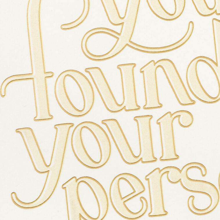 Lettering on White Wedding Card  image number 4
