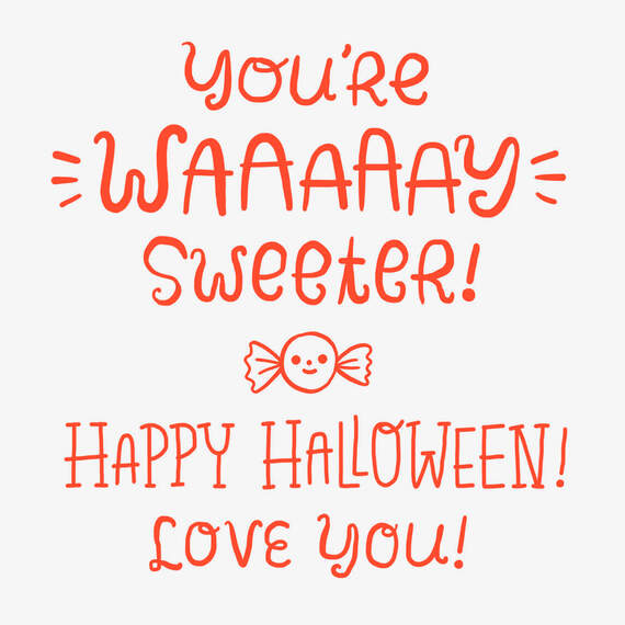 You're Sweet Halloween Card for Granddaughter, , large image number 2