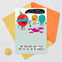 Colorful Balloon Cartoon Funny Birthday Card Card Front with Envelope and Gold Seal image number 5