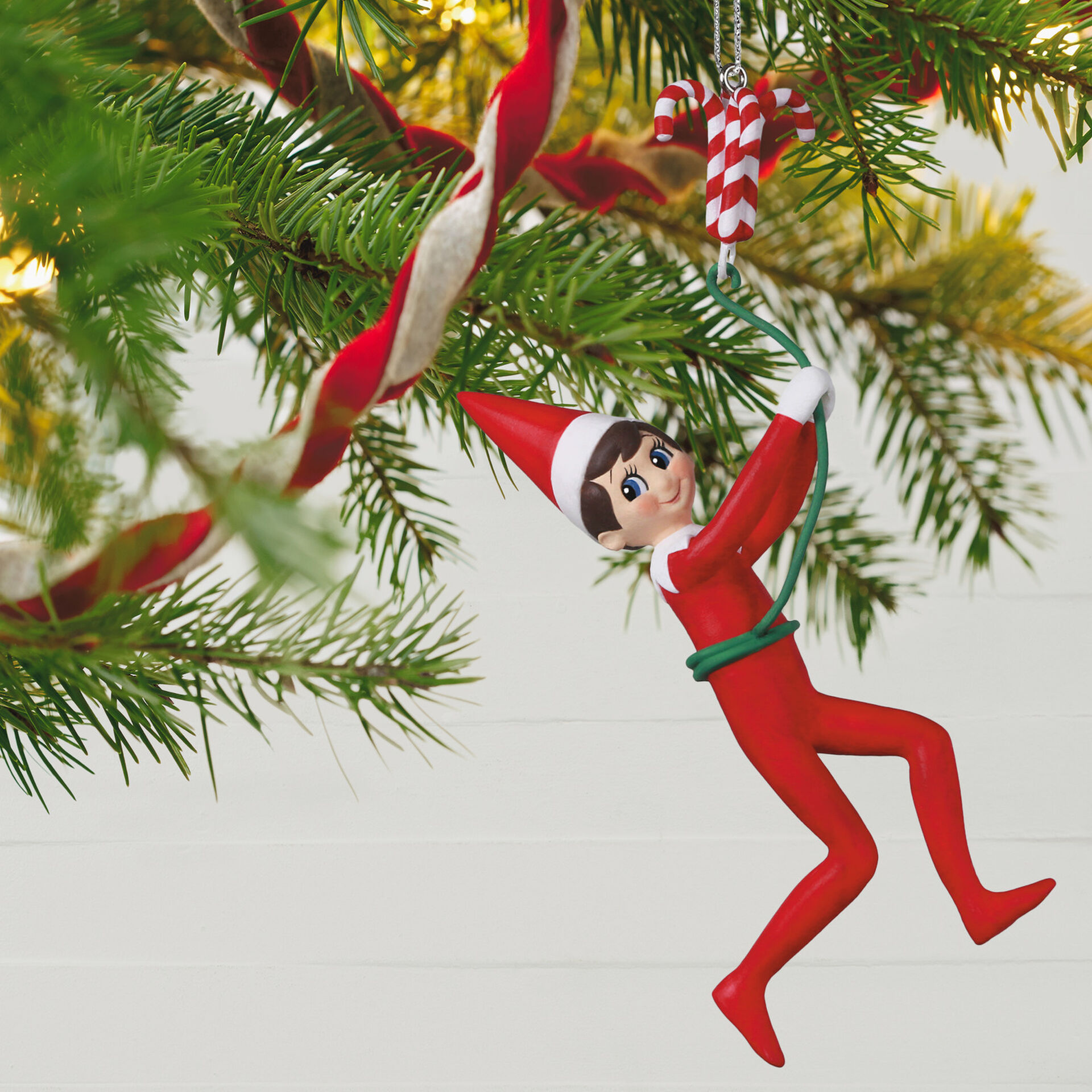 Elf On The Shelf Elf Antics Ornament Keepsake Ornaments Hallmark