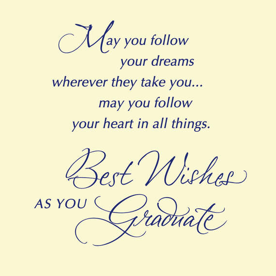 Follow Your Dreams Money Holder Graduation Card for Grandson, , large image number 2