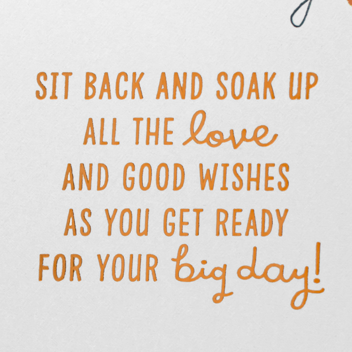 Downpour of Love and Good Wishes Wedding Shower Card, , large image number 2