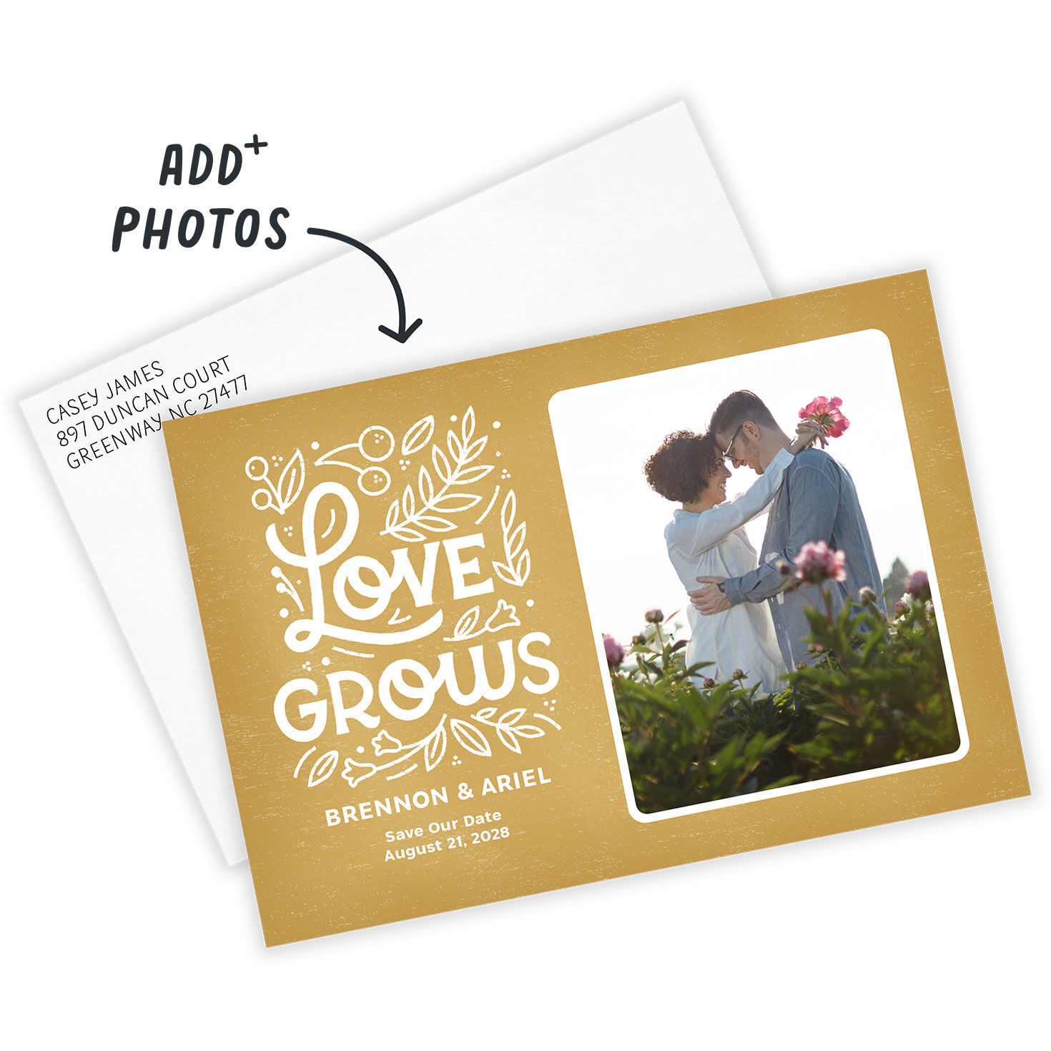 Love Grows Save the Date, , large image number 2