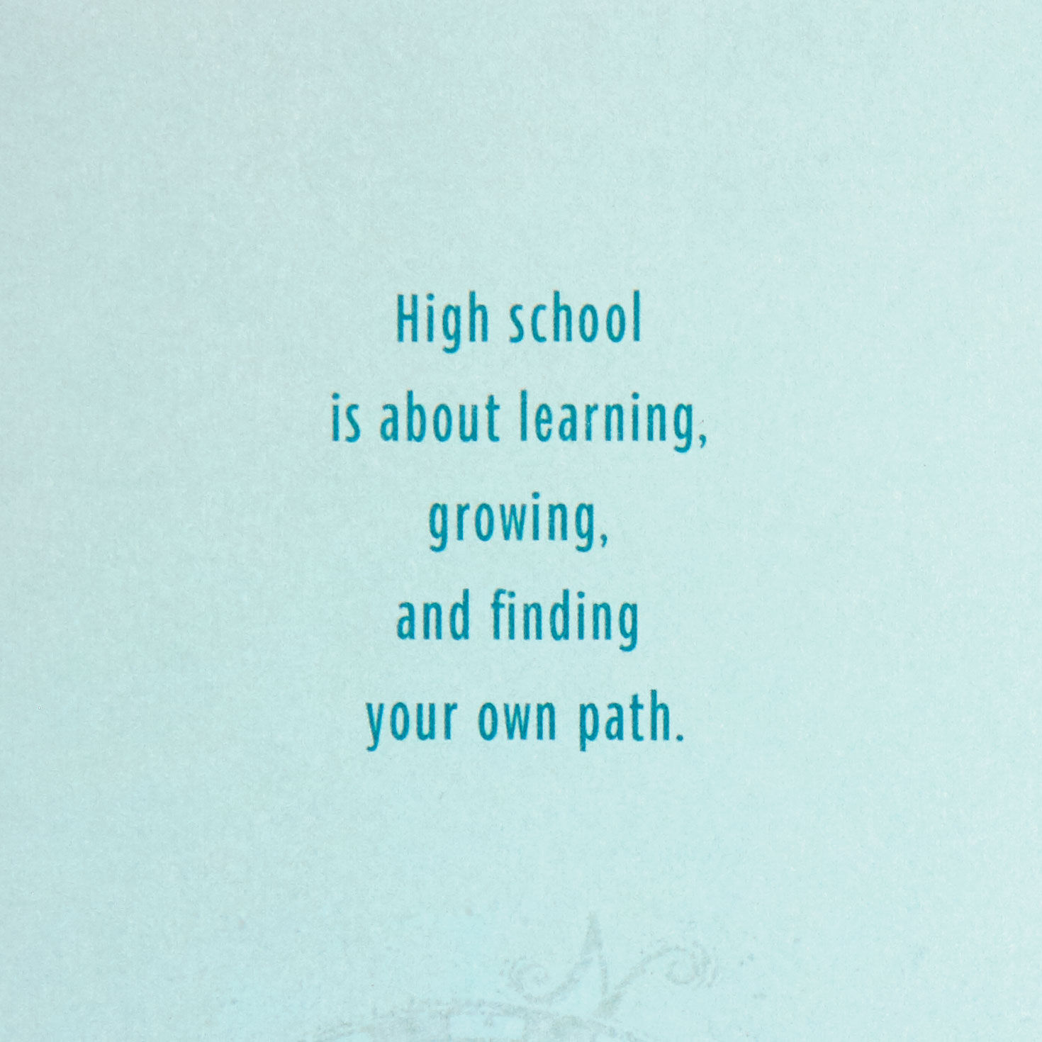 World Map Grad Lettering High School Graduation Card Sentiment image number 2