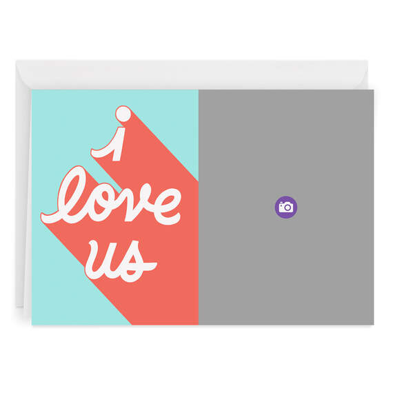 Personalized I Love Us Love Photo Card, , large image number 6